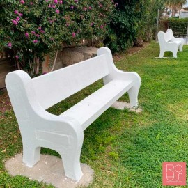 Banc de formigó Villamarchante amb respatller